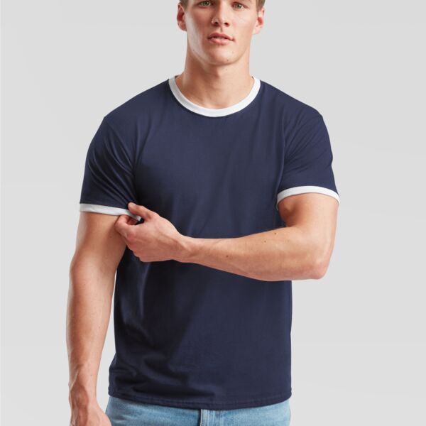 Ringer T-Shirt by Fruit of the Loom Thumbnail