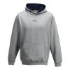 Children's Contrast  Varsity Hooded Sweatshirt by AWD Thumbnail